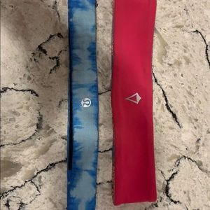 one ivivva reversible and  One Lululemon headband